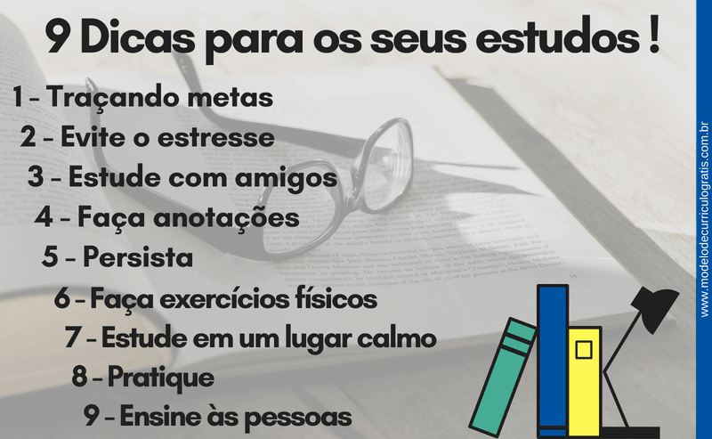dicas para estudo