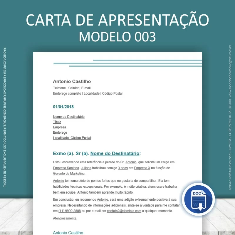 Modelo de apresentação de empresa