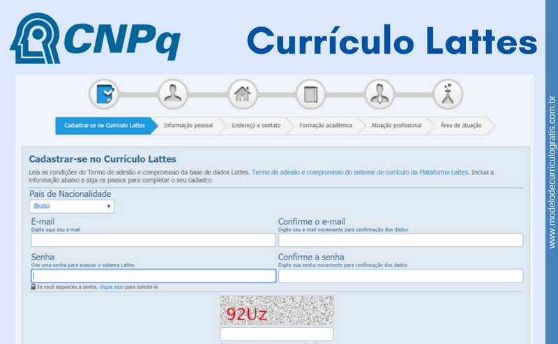 Texto Inicial Do Curriculo Lattes Exemplo – Novo Exemplo